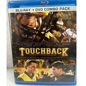 Anchor Bay Touchback Blu-ray DVD Combo‎ Pack Standard Blue Case Excellent Sports